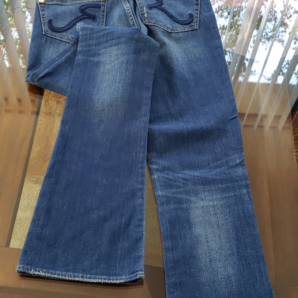 💙 ROCK & REPUBLIC BLUE JEANS PANTS SIZE 4 - Picture 11 of 14
